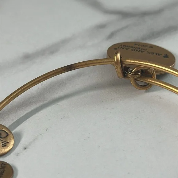 Pre owned Alex and Ani 2014 Charm Bangle Bracelet - Picture 11 of 13